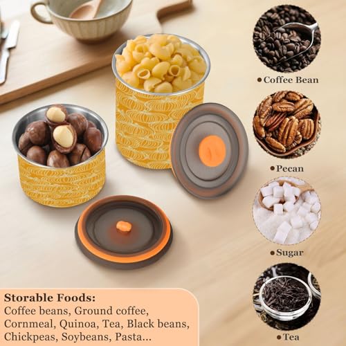 Envase Hermético para Café de Acero Inoxidable 30oz miniatura 5