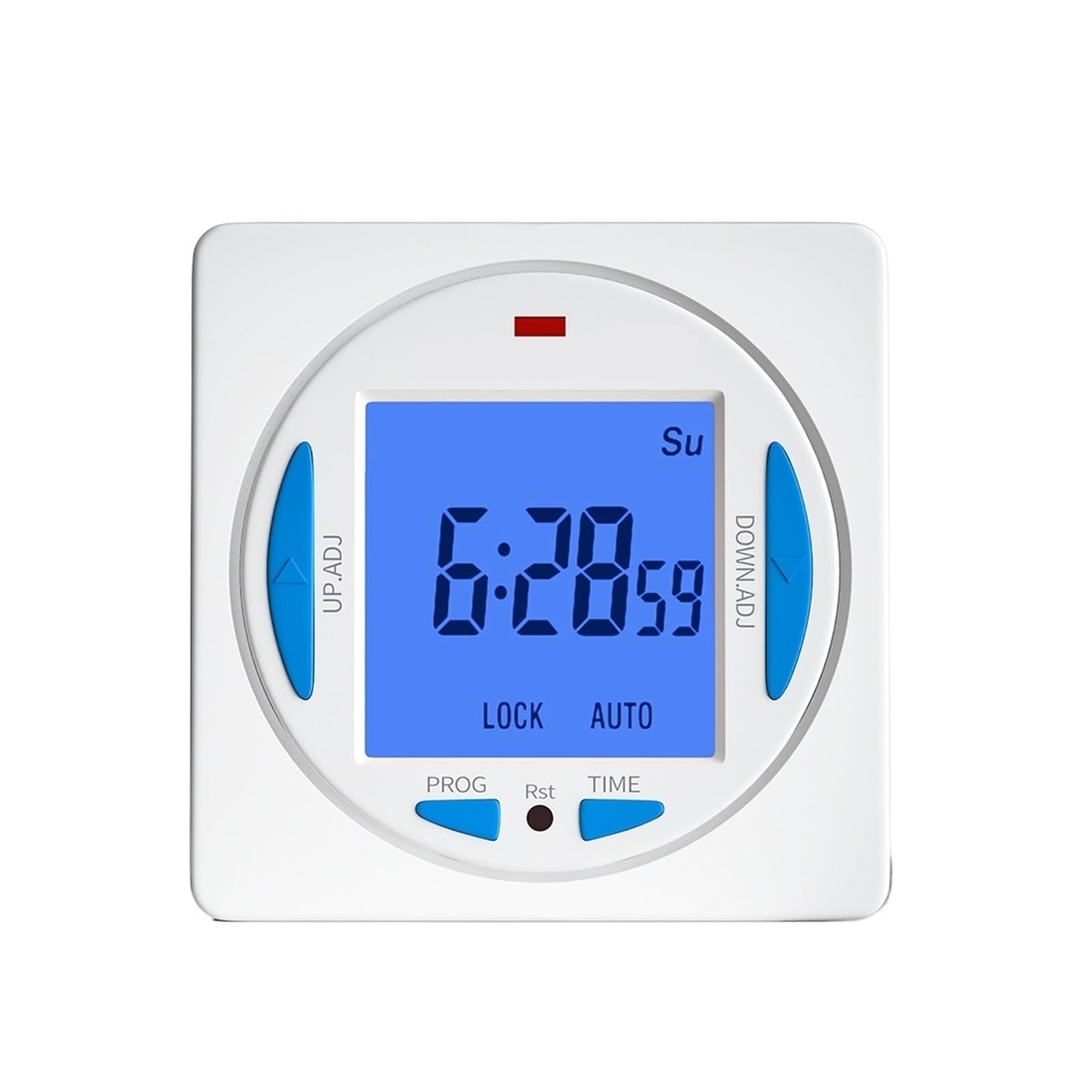 Temporizador de relé Industrial Digital programable electrónico de 7 días con Control de CA 220 V 16 A y retroiluminación L/C/D Grande(Orange backlights)