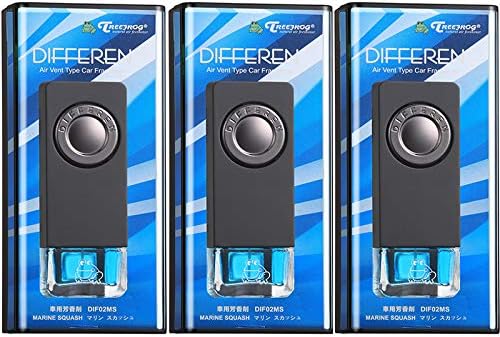 3-Pack Differen Luxury Fragrance Vent Clip Car Air Freshener Marine Squash Scent