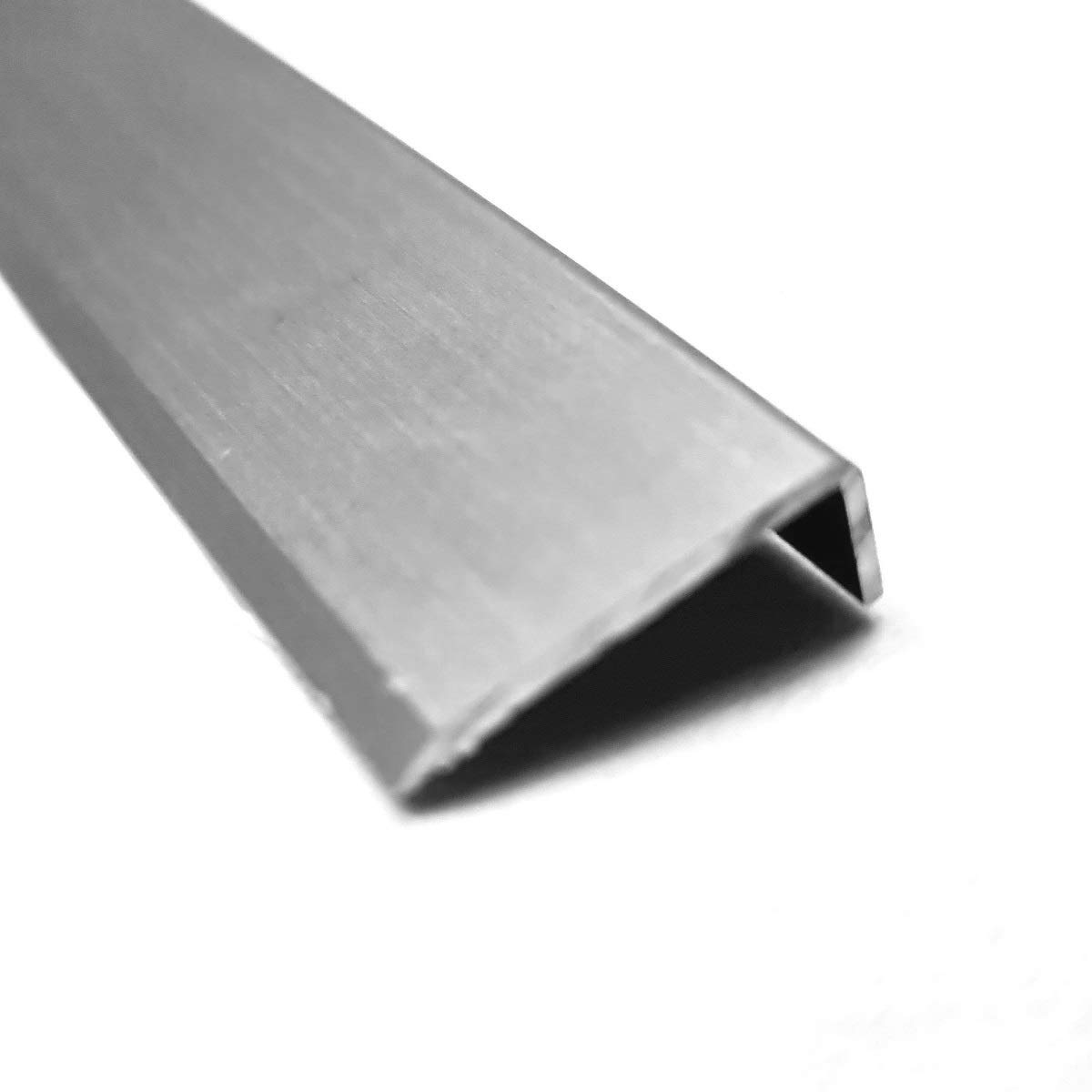 Matt Steel Effect Aluminium Motion Cover Strip Threshold Floor Edging 900mm (Angle (25mm x 10mm))