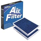 Forccord 2-PACK Cabin Air Filter Fits for Ford Mustang 2023 2022 2021 2020 2019 2018 2017 2016 2015