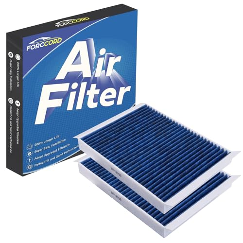 Image of 2-Pack Cabin Air Filters for Ford Mustang 2015-2023 | Replace#CF12152, Cabin Filter Automotive Replacement Passenger Compartment Air Filters Car Accessories