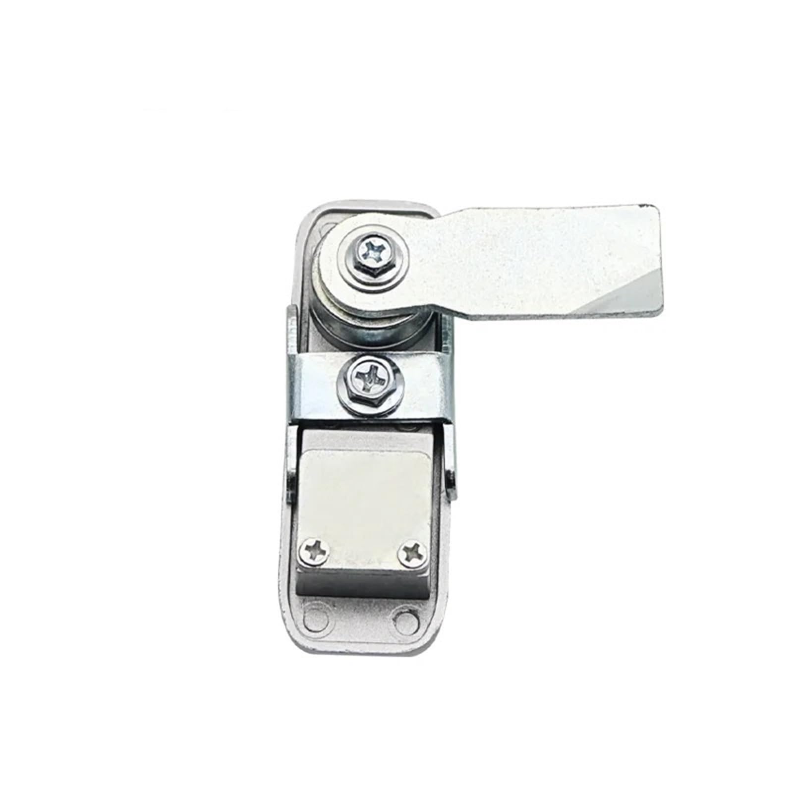 Sxolcoufoh Glossy With Lock Electrical Cabinets Zinc Alloy Rotating Flat Locks 1Pcs(Glossy With Lock)