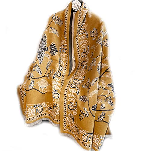 Womens Winter Fashion Large Soft Cashmere Feel Pashmina Shawls Wraps Scarf