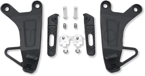 HTTMT MT390-008-BK - Soporte de clavijas para pie de pasajero trasero negro compatible con Cbr600Rr Cbr Rr 2003 2004
