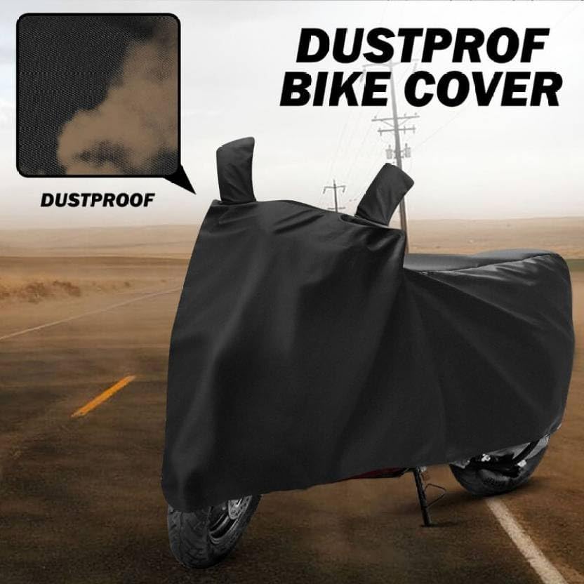 Image of Kerwa Waterproof Bike Cover Compatible with TVS Ntorq | Dust Proof, UV-Resistant, Mirror Pocket with Windproof Buckle Strap