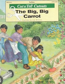 Paperback The Big, Big Carrot (Cut & Tell Cutout Series) Book