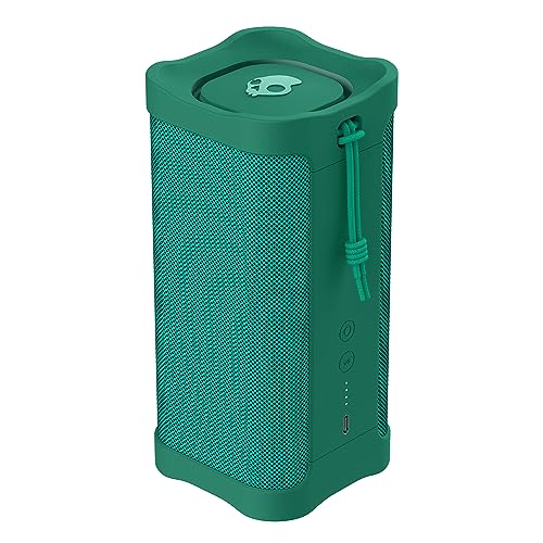 Image of Skullcandy Terrain XL Wireless Bluetooth Speaker - IPX7 Waterproof Portable Speaker, 18 Hour Battery, Nylon Wrist Wrap, True Wireless Stereo (Green)
