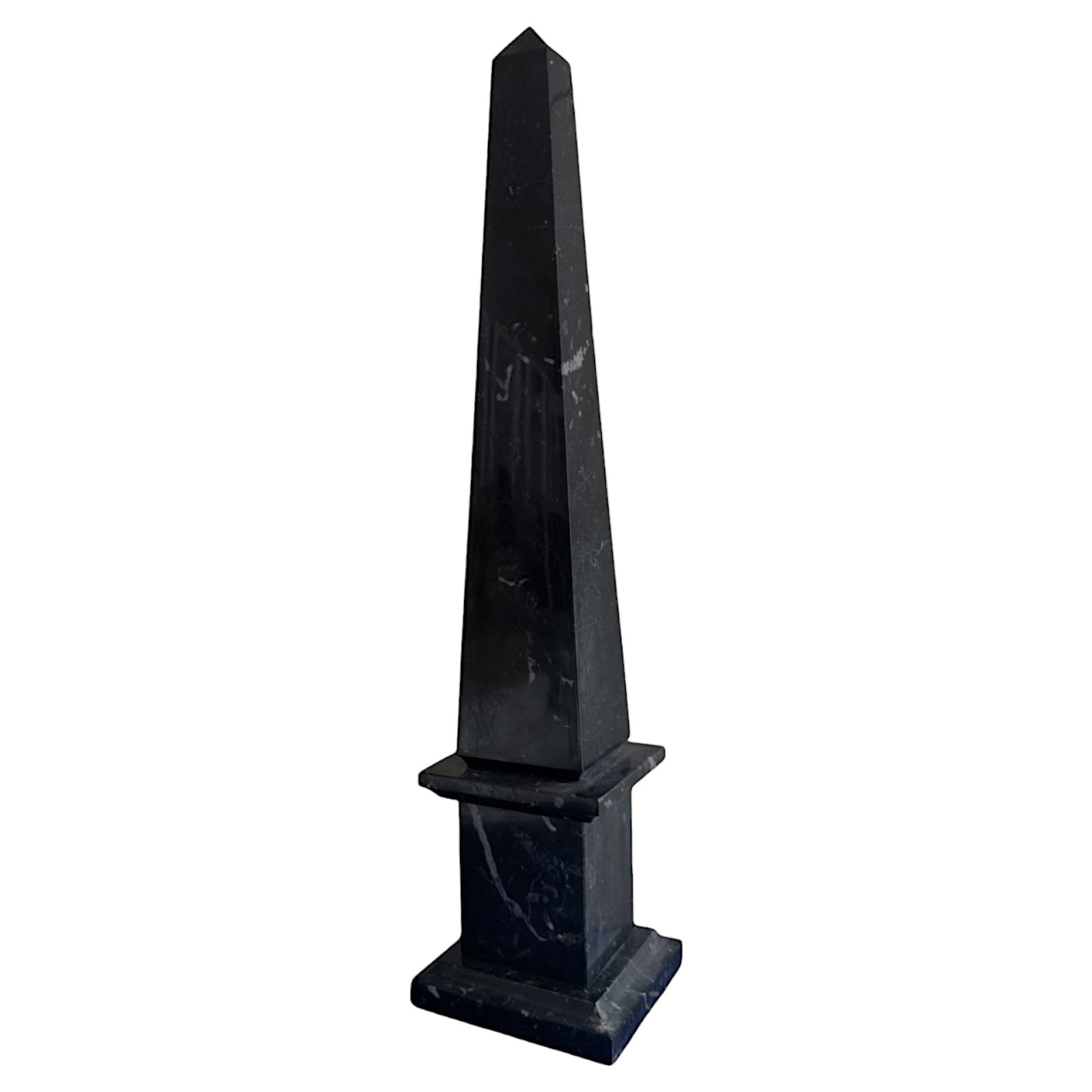 Obélisque marbre noir Marquina : donnez une âme artistique à votre intérieur