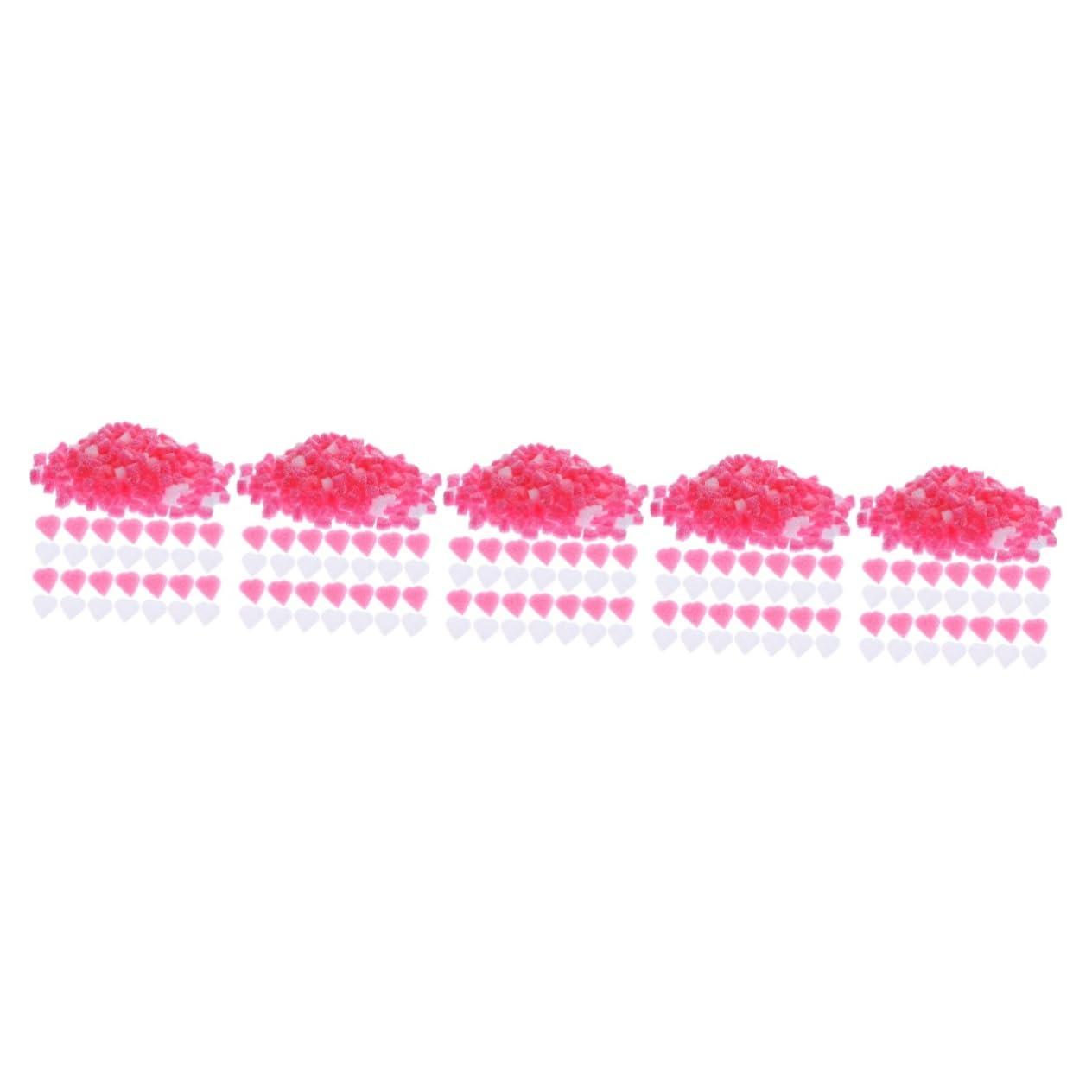 minkissy 5stücke Herzförmige Schaumstoffbälle Füllmaterial Für Geschenkboxen Hochzeiten Valentinstag Und Partys Für Deko Und Verpackungen