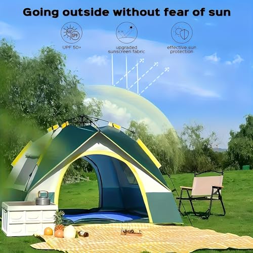 Carpa de camping automática para 3-6 personas, estación completa miniatura 6
