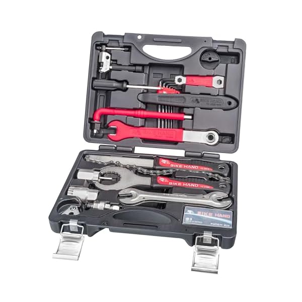 otgerlensker products Universeller 25 TLG. Fahrrad Werkzeugsatz Bremsen Reifen Kette Shimano Reparatur – Bild 7
