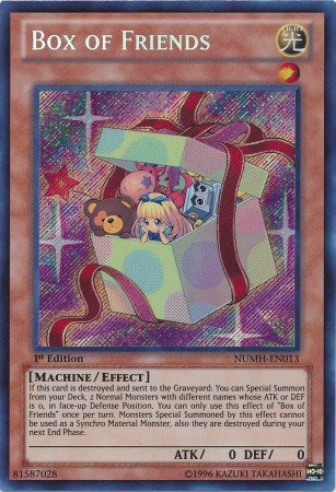 Amazon.com: YU-GI-OH! - Box of Friends (NUMH-EN013) - Number Hunters - 1st  Edition