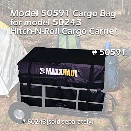 Image of MaxxHaul 50591 Cargo Bag for Model 50243 Hitch-N-Roll Cargo Carrier Black