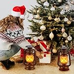 Solar Lantern Outdoor Hanging Solar Lights Dancing Flame Led Waterproof Camping Lamps, Landscape Decor for Table Patio Garden Yard Pathway Porch 2 Pack - Image 5