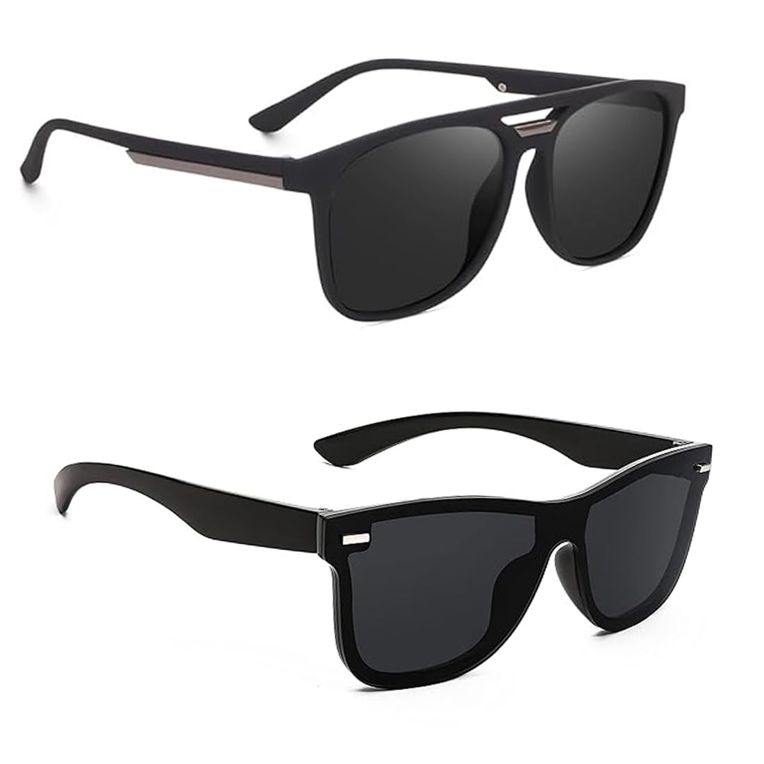 ELLIGATOR UV Protected Wayfarer Sunglasses for Men & Women | Full-Rim Cover Eyewear for Driving, Cycling, Sports | Lightwe...