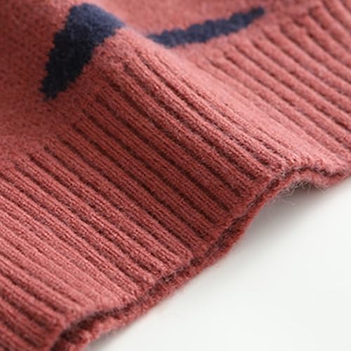 Men's Contrasting V Neck Knit Vest Casual Sleeveless Cable Knit Sweater Vests Knitted Cotton V-Neck Men Sleeveless3