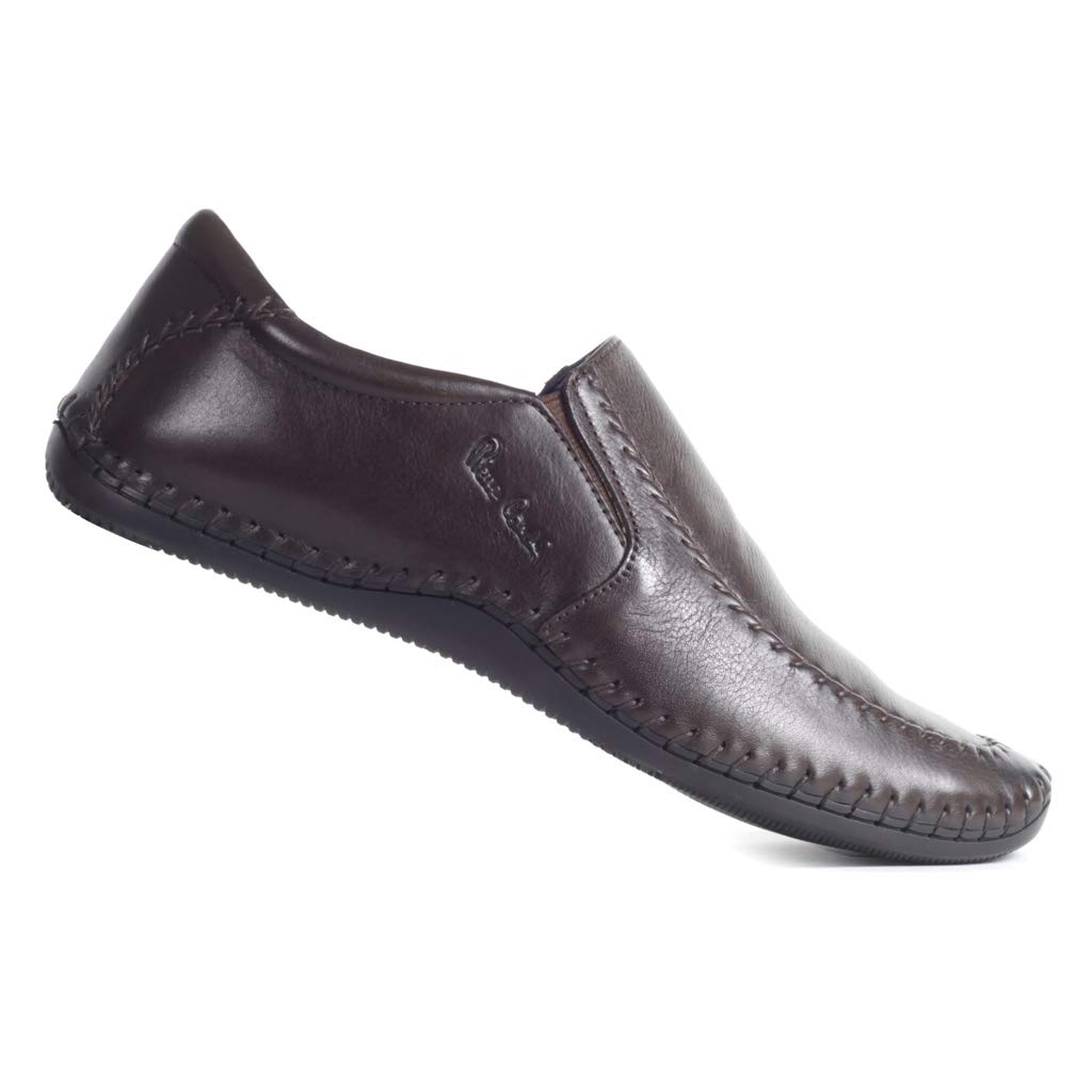 Pierre Cardin Mens Brown Leather Moccasin -9 UK (B08HCVYCDQ) Amazon Price History, Amazon Price Tracker