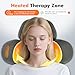 KITCADA Neck Pillow - 3-in-1 Wireless Neck Pillow (Battery Included), Travel Neck Massage Pillow for Shoulder and Deep Tissue Pain Relief, for Women Neck Posture Corrector