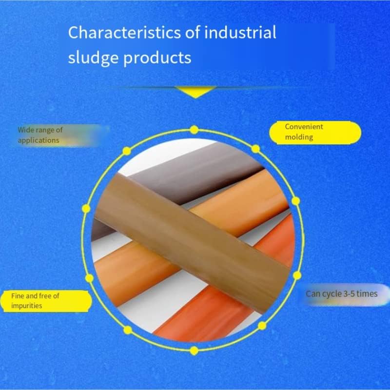 Miniatura 4 de Arcilla industrial de material de arcilla suave, adecuada para una variedad de formas talladas a mano, 2.2 librastira (café, color de piel, gris,