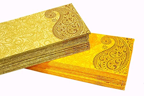 Image of Peeplvalue Premium 100 Pcs Designer Money gift Envelope, Shagun Lifafa -Multicolor