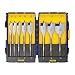 IRWIN Tools SPEEDBOR Blue Groove Pro Spade Bit Set with Case, 8-Piece (341008)