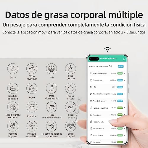 Listado y reviews de Básculas Bluetooth compatibles disponible en línea. 17 Imagen adicional