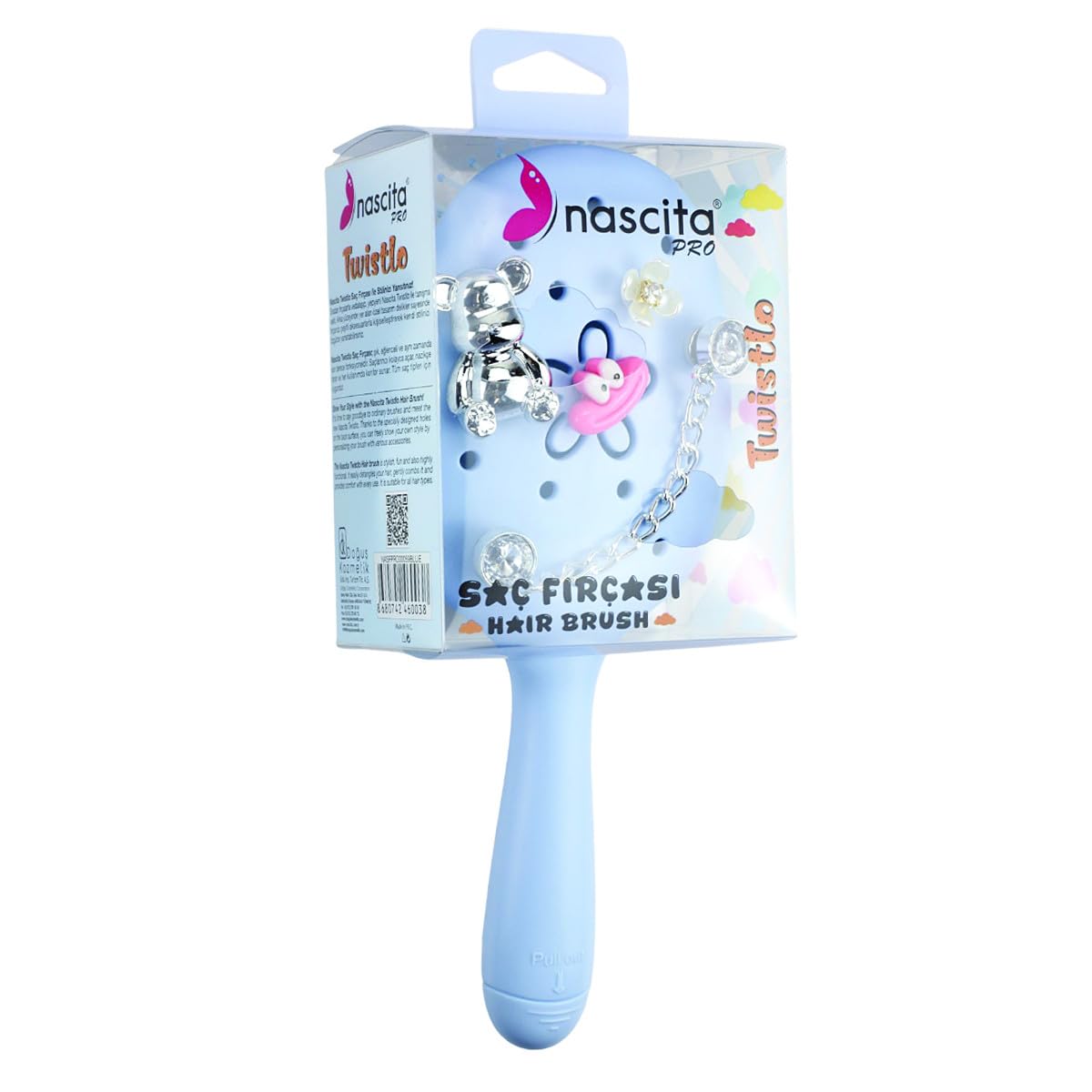 Nascita Twistlo Saç Fırçası Blue - 59
