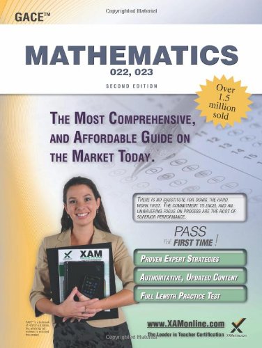 GACE Mathematics 022, 023 Teacher Certification Study Guide Test Prep