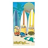  Minions-Toalla-Toalla de baño y playa 70x 140cm Oficial. Original