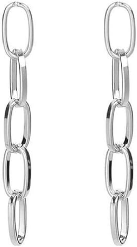 Amazon ロングチェーン ピアス チェーン シルバー パンク ロック V系 ゴシック ゴスロリ ロリータ モード系 レディース メンズ ユニセックス クール Hiphop かっこいい 韓流 かわいい 男性 女性 男女兼用 ネックレス 通販