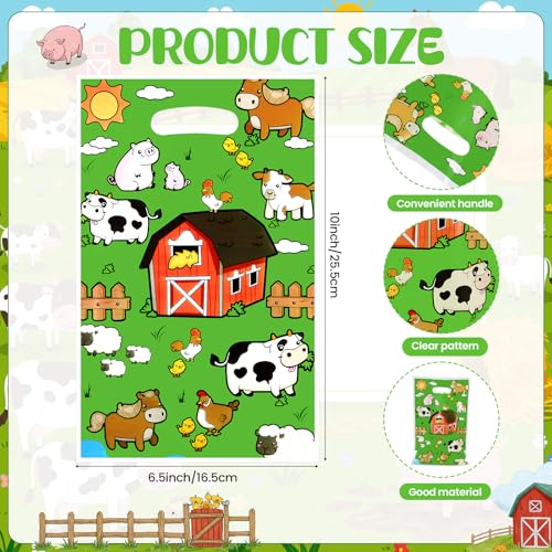 50pcsfarmpartygiftbagsfarmanimalthemedgoodiebagsforkidsbirthdaygreenbarnyardcandybagsfarmhousepartyfavorsuppliesforbabyshowerfarmthemecelebrations Urban Country Home Decor 50 pcs farm party gift bags farm animal themed goodie bags for kids birthday green barnyard candy bags farmhouse party favor supplies for baby shower farm theme celebrations urban country home decor