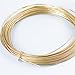 COYOUCO Brass Round Wire Gold Brass Wire for Beading Craft 5M,1.1mm