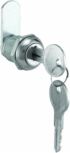 Slide-co - Cerradura de acero inoxidable para cajón/gabinete, 5/8", acabado cromado