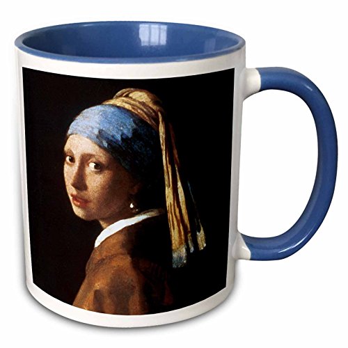Mensuk Girl with a Pearl Earring by Jan Vermeer Ceramic Mug, 11-Ounce