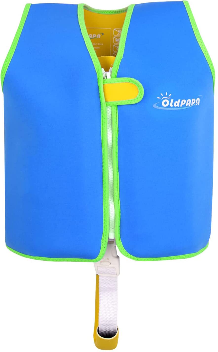 Chaleco de natación para niños pequeños, Traje de baño Flotante para niños Unisex con Correa de Seguridad Ajustable, Traje de baño Flotante para niños de 2 a 9 años, niños y niñas de 22 a 50 Libras