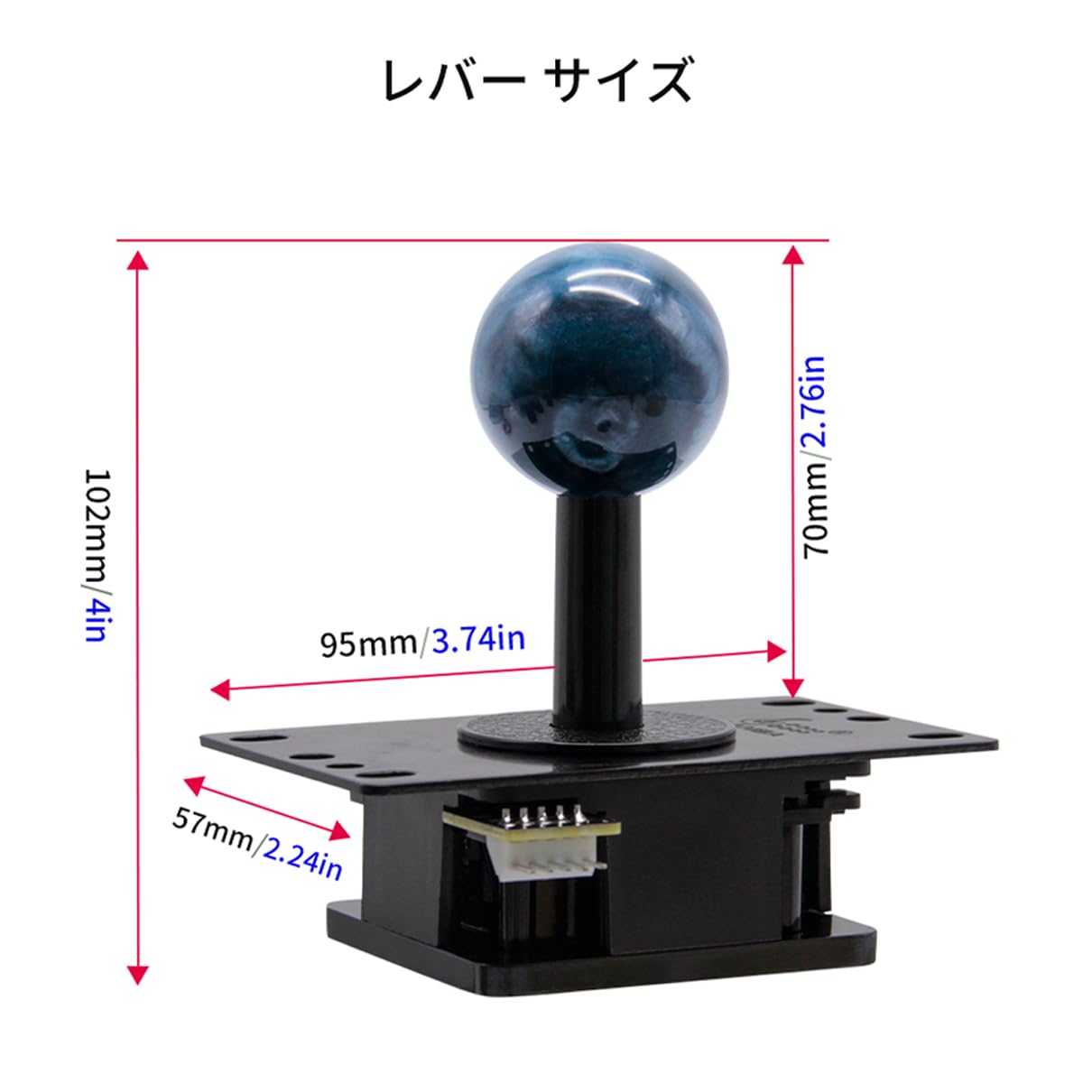 Amazon.co.jp: 【Qanba正規品】 Qanba Gravity アケコン 静音レバー 