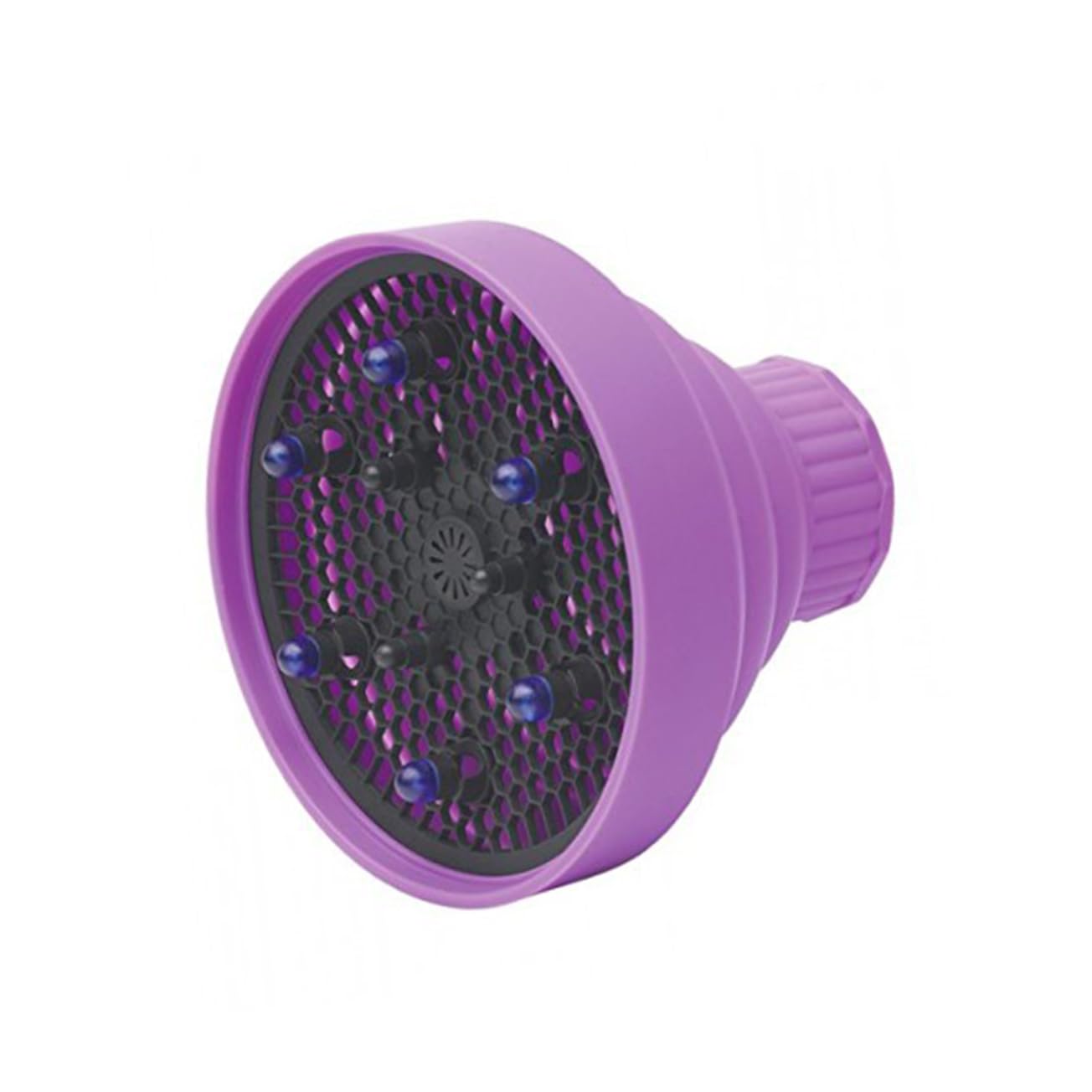 DOITOOL Reisezubehör 2St faltbarer Haartrockner-Diffusor tragbarer Haartrockner tragbarer Diffusor - aus Silikon falten Zubehör reisen Violett