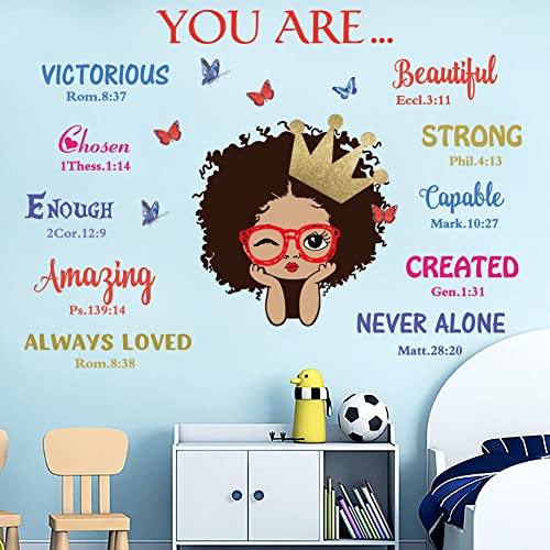 Vinilo Decorativo Negro Black Girl Magic Inspirador miniatura 2