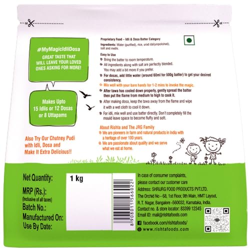 Image of Rishta Specialty Idli Dosa Batter, 1 Kg