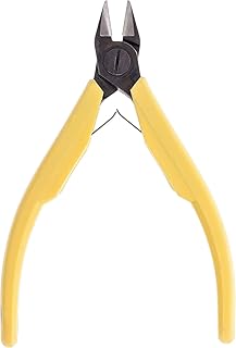 Lindstrom Tapered Diagonal Flush Steel Flush Cutting Plier - 4.43 in Length - Molded Plastic Grip - 8155 [PRICE is per TOOL]