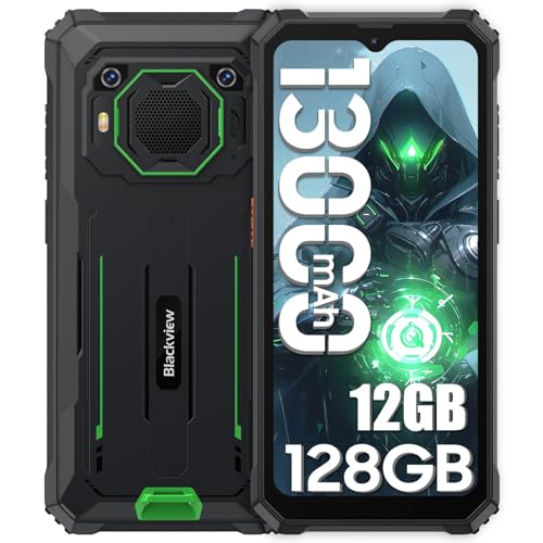 Blackview BV6200 Pro 13000mAh Outdoor Handy Ohne Vertrag,12GB+128GB Outdoor Smartphone...