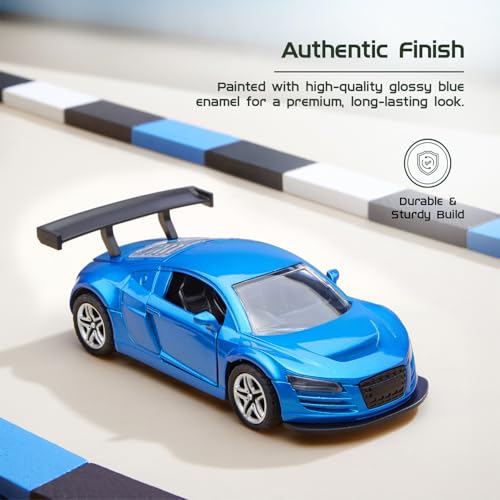 Image of Amazon Brand - Metal Die Cast 1:37 AUD | Blue | Collectible & Durable