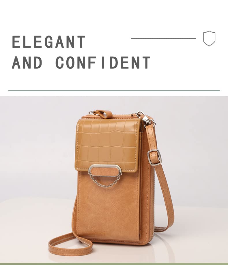 Women Crossbody Phone Bag, Small Messenger Shoulder Bag Cash Handbag Wallet Purse New in 20223