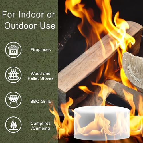 Solid Fuel Tablets Fire Starter for Fireplace, for Indoor and Outdoor use, for Campfires, BBQ, Fire Starters for Grill and Wood Stove - Firelighters - Image 4