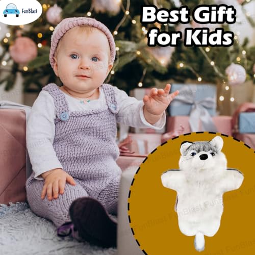 Image of FunBlast Plush Hand Puppets for Kids - Animals Hand Puppet Toys, Soft Hand Puppets for Kids, Story Telling Puppet for Kids, Hand Puppet Toy, Fun Play Learning Toys (Fox)