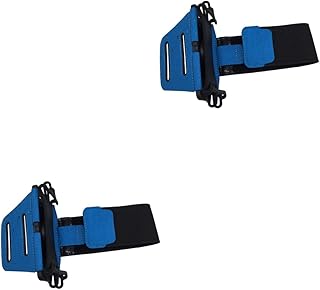 HEMOTON 2piezas Soporte para Teléfono Móvil Brazo Rotatorio De Grados para Deportes Al Aire y Running Color Azul