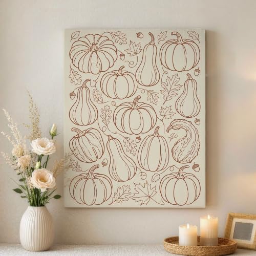 Lienzo decorativo minimalista de 40x50 cm: cuadros beige modernos para salón y cocina