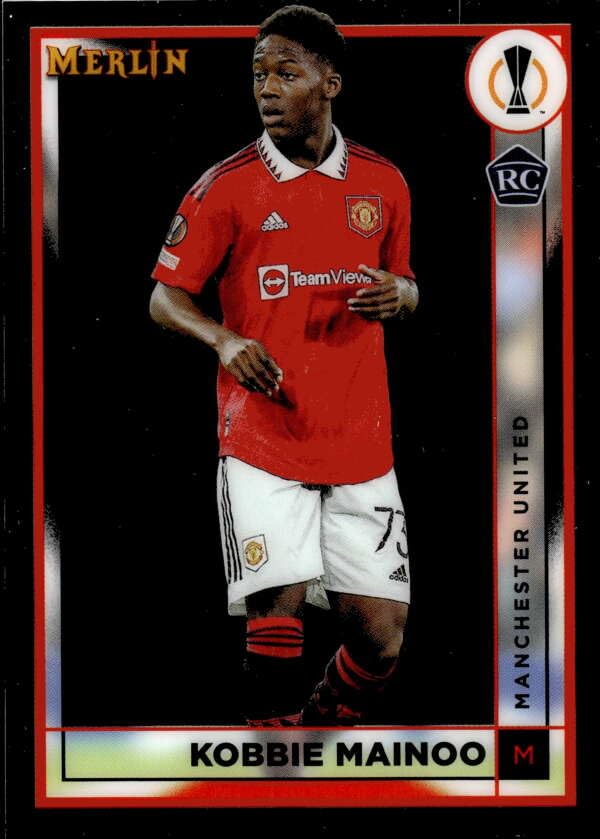 KOBBIE MAINOO ToppsJapaneditionトーディングカード Kobbie Mainoo 2025-26 Topps Premier League Gold /50 auto