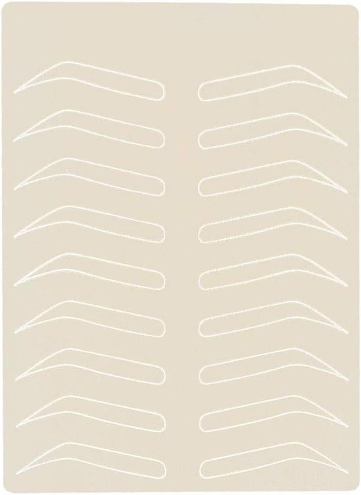 Microblading Practice Skin for Eyebrows Permanent Makeup Tattoo Beauty Double Sided Fake Training Skin Sheets Microblading Supplies